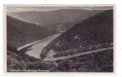 5372 GEMÜND, Urfttalsperre, Krummeck, 30er Jahre