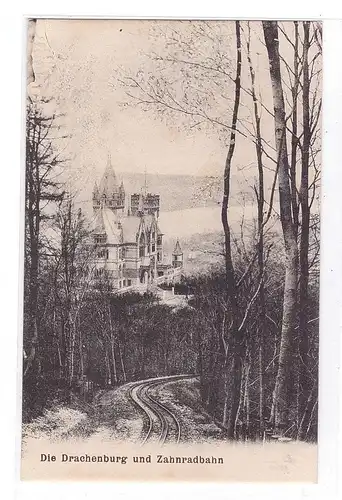 5330 KÖNIGSWINTER, Drachenburg und Drachenfelsbahn - Zahnradbahn