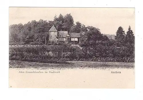 5100 AACHEN, Altes Linzenhäuschen im Stadtwald, ca. 1905