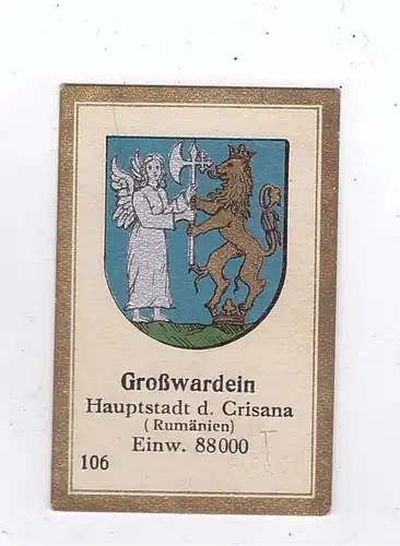 RO 410100 GROSSWARDEIN / ORADEA, Stadtwappen, Vignette