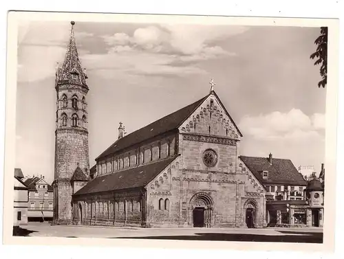 7070 SCHWÄBISCH GMÜND, Johanneskirche von Westen, DKV - Deutscher Kunstverlag