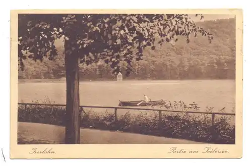 5860 ISERLOHN, Partie am Seilersee, Ruderboot, 1928