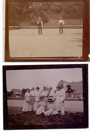 SPORT - TENNIS, 2 Photos, 11,5 x 9 cm
