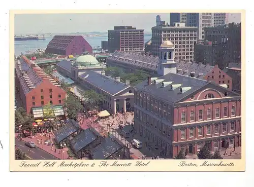 USA - MASSACHUSETTS - BOSTON, Faneuil Hall Marketplace & Marriott Hotel