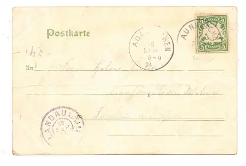 8358 VILSHOFEN, SAMEREI, Gruss aus...1904