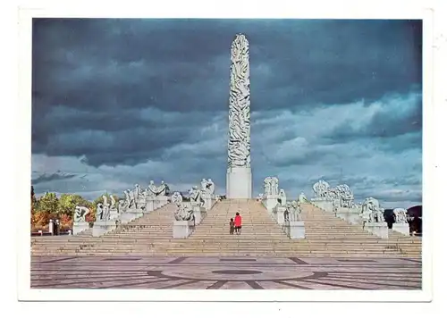 N 0010 OSLO, Vigelandsparken, Monolitten