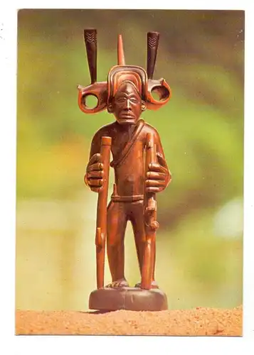 VÖLKERKUNDE / Ethnic - ANGOLA, Tsibinda llunga TAAG-advertising card