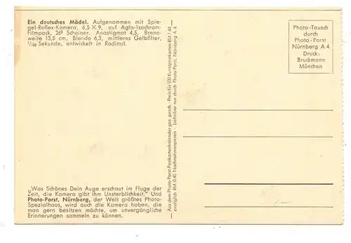 SPORT - TENNIS, Tennisspielerin, 30er Jahre, "Ein deutsches Mädel"