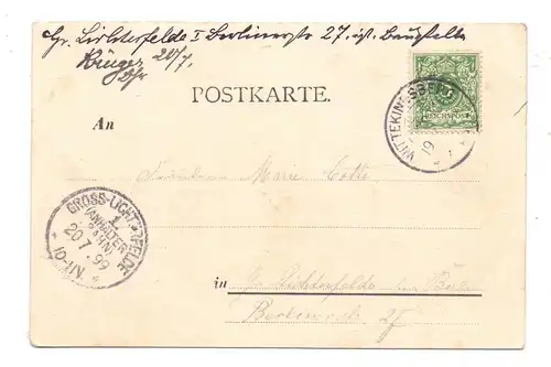 UK - SCOTLAND - STIRLINGSHIRE, Loch Katrine, Künstler-Karte / Artist-pc, 1899