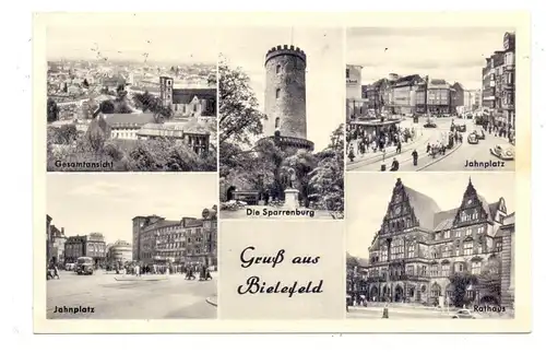 4800 BIELEFELD, Mehrbild-AK, 1956