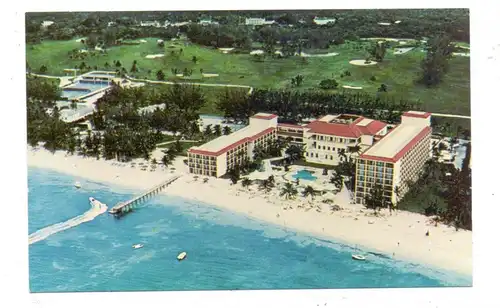 BAHAMAS - NASSAU, Ambassador Beach Hotel, air view