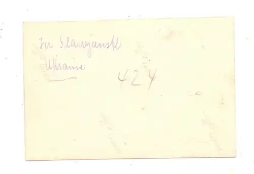 UKRAINE - SLOWJANSK / SLAWJANSK, deutsche Soldaten während des 2.Weltkriegs, Photo 9,2 x 6,1 cm