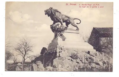 F 57855 SAINT PRIVAT LA MONTANGE, Denkmal 3.Garde-Regt. zu Fuß, Frings & Garms vorm. Bernhoeft # 65