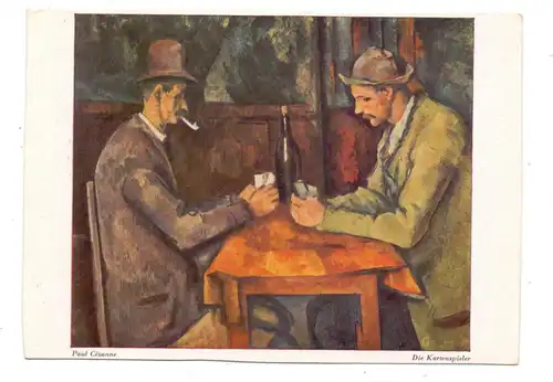 KARTENSPIEL - "Die Kartenspieler" Paul Cezanne