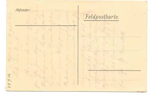 BELARUS / WEISSRUSSLAND - WOSGILJANE, Dorfstrasse, 1916, 1.Weltkrieg, Soldatenzeichnung