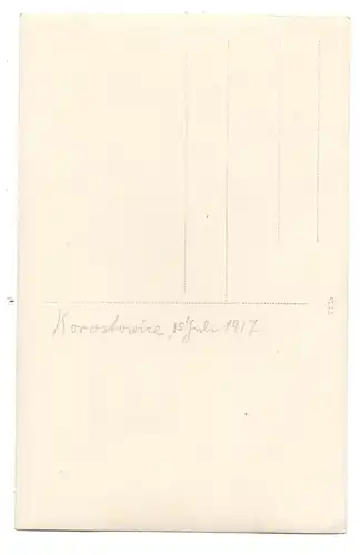 UKRAINE - KOROSTOWICE, 1917, Landleben, Trachten, Störche, 5 Photo-AK