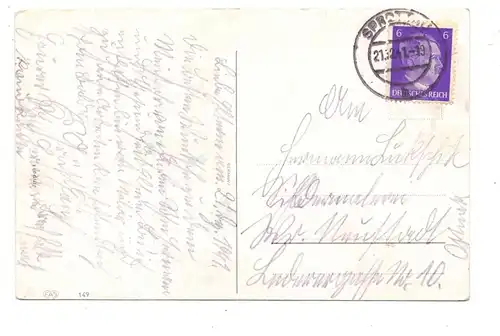 KINDER - Kleiner Schornsteinfeger mit Hündchen und Kleeblatt, Künstler-Karte John Wills, 1941 Sprottau
