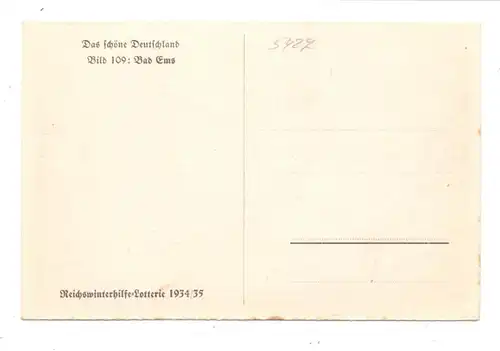 5427 BAD EMS, Totalansicht, WHW 1934 / 35