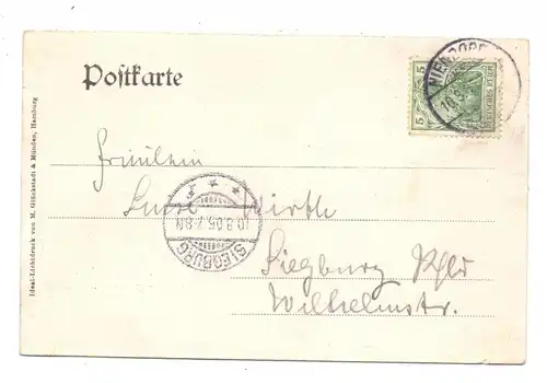 2408 TIMMENDORFER STRAND - NIENDORF, Elisabeth-Bad mit Kurgarten, 1905