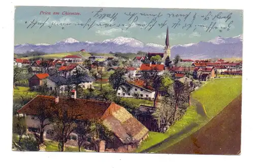 8210 PRIEN am Chiemsee, Ortsansicht, 1919