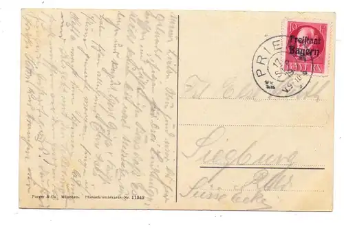 8210 PRIEN am Chiemsee, Ortsansicht, 1919