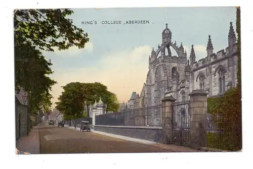 UK - SCOTLAND - ABERDEENSHIRE, King's College, 1926