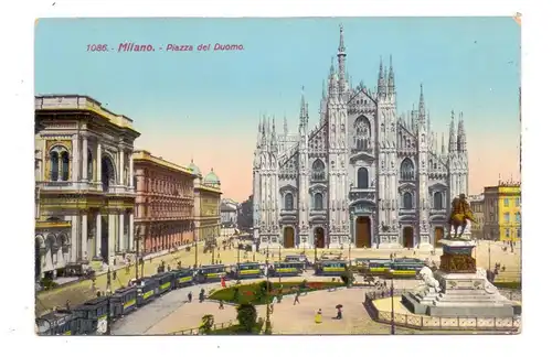 STRASSENBAHN / TRAM, Milano / Mailand, Piazza del Duomo