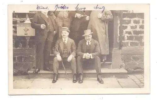 POST - Briefkasten, 1911, Photo-AK