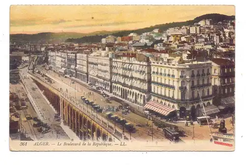 ALGERIE - ALGER, Le Boulevard de la Republique, Louis Levy # 361