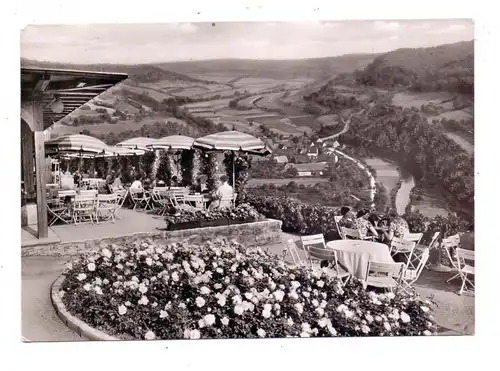 7183 LANGENBURG, Schloß-Cafe im Rosengarten, 1958