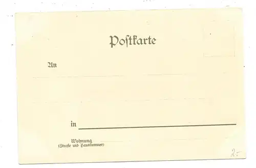 8103 OBERAMMERGAU, Künstler-Karte, ca. 1905