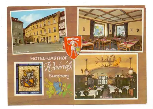 8600 BAMBERG, Hotel Gasthof Weierich