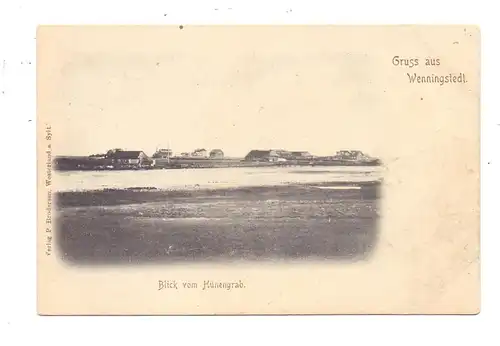 2283 WENNIGSTEDT / Sylt, Blick vom Hünengrab, ca. 1905, ungeteilte Rückseite