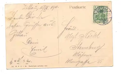 0-8800 ZITTAU, Ortsansicht, 1910, kl. Fleck