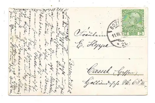 I 39040 KASTELRUTH - SEIS am Schlern, Dorfstrasse, Trachten, 1912