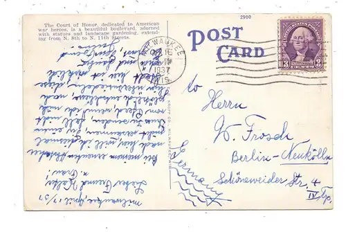 USA - WISCONSIN - MILWAUKEE, Court of Honor, 1937