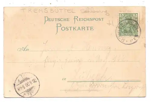 2071 TREMSBÜTTEL - ROLFSHAGEN, Kupfermühle, Künstler-Karte, 1900