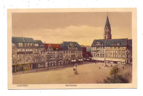 4620 CASTROP - RAUXEL, Marktplatz Castrop, 1927