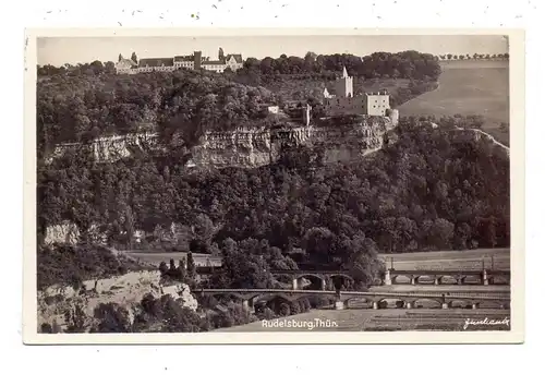 0-4800 NAUMBURG - SAALECK, die Rudelsburg, Panorama, 1934