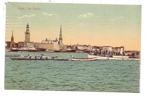 LATVIJA / LETTLAND - RIGA, Ruder-Regatta, 1910