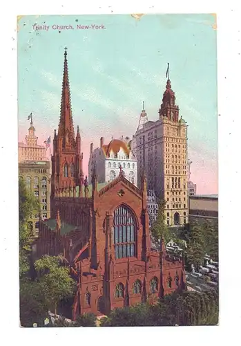 USA - NEW YORK - Trinity Church, 1909