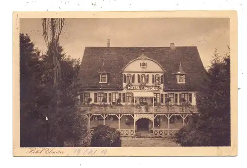 7063 WELZHEIM - GAUSMANNSWEILER, Hotel Ebnisee, 1914