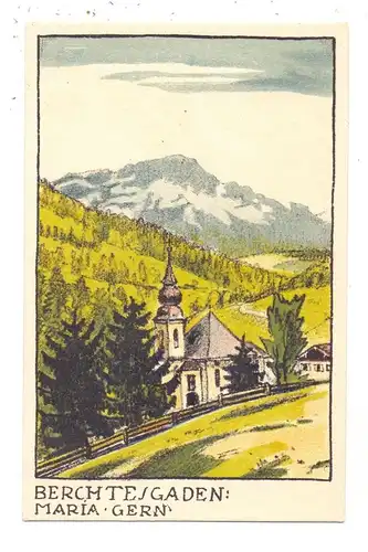 8240 BERCHTESGADEN - MARIA GERN, Steindruck,