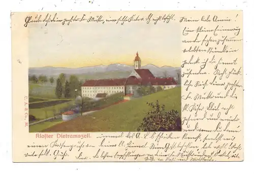 8157 DIETRAMSZELL, Kloster, 1905, Color