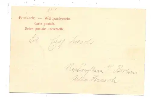 8240 BERCHTESGADEN, Blick vom Lockstein, ca. 1905, Trenkler