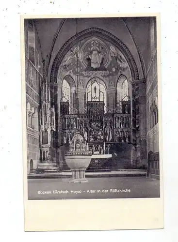 2811 BÜCKEN, Altar in der Stiftskirche