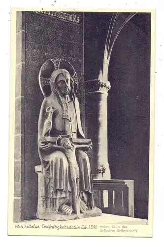 3580 FRITZLAR, Dom, Dreifaltigkeitsstatue