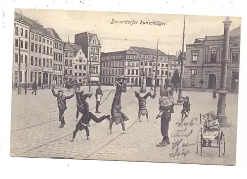 4000 DÜSSELDORF, Radschläger, Kinderwagen / Landau / Pram, 1907