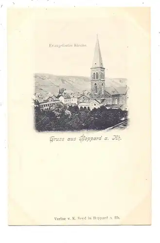 5407 BOPPARD, Evangelische Kirche, ca. 1905