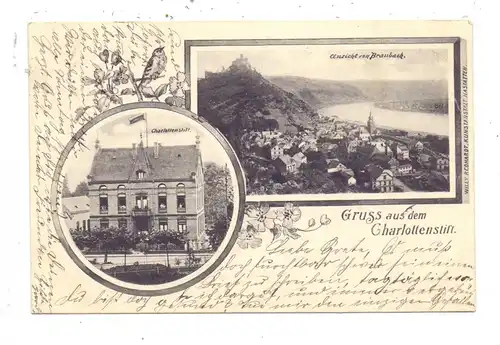 5423 BRAUBACH, Charlottenstift, 1903, kl. Druckstelle
